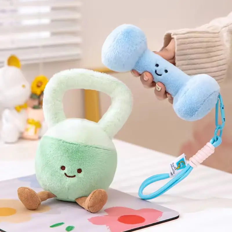 PlushBuddies Dumbbell Kettlebell Plushie Collection