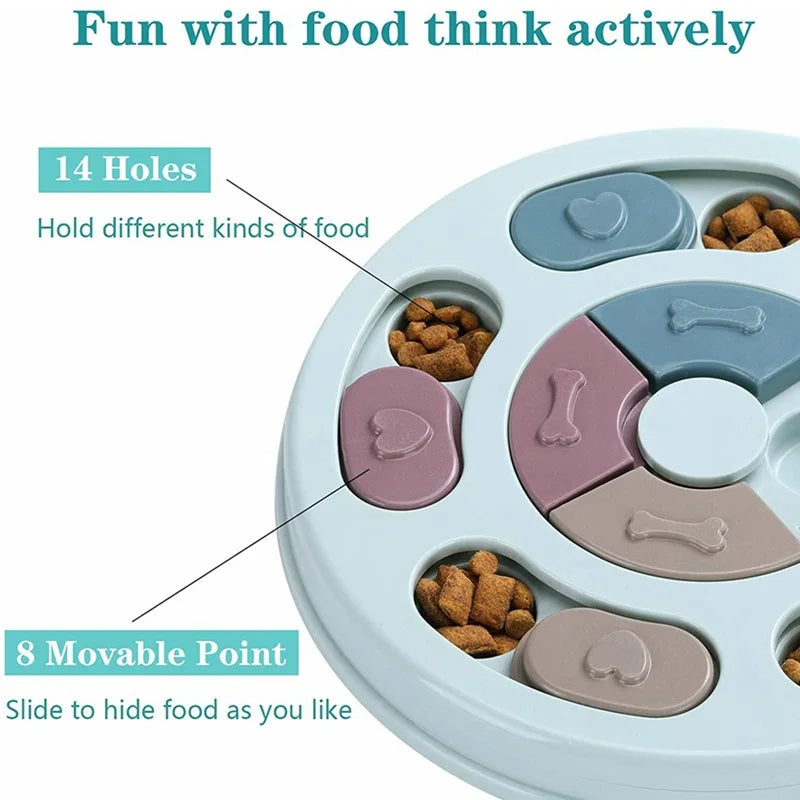 Interactive Dog Feeder Bowl