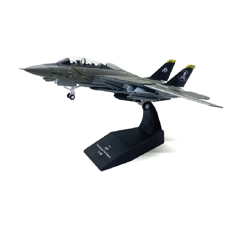 F-14 Super Flanker Jet 1:100 Display Model