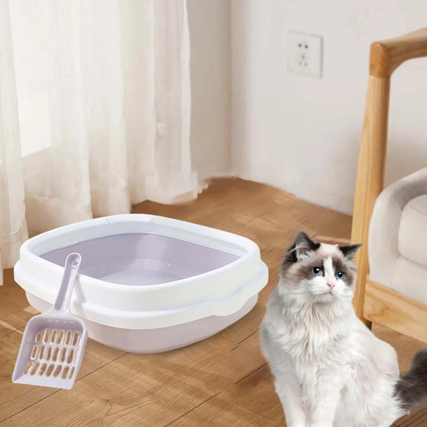 Open Top Cat Litter Box