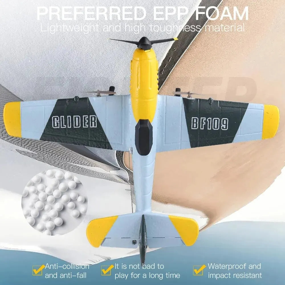 BF109 RC Plane 2.4GHz 3 Channel RTF