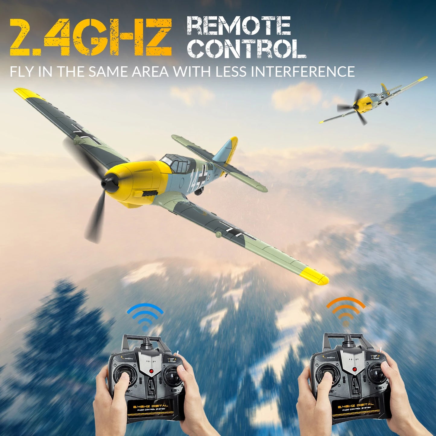 Volantex Messerschmitt BF109 RC Plane 2.4GHz 4CH RTF