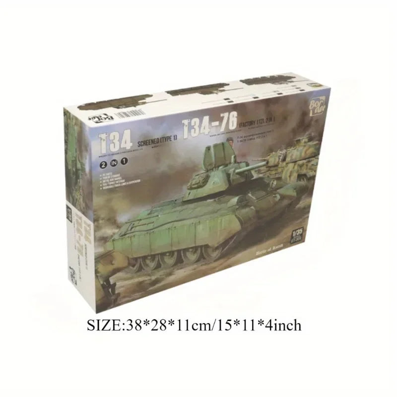 Border | BT-009 T34E Spaced Armour T34-76 (112 factory) 1:35 Model Kit