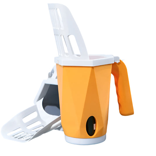 Large Capacity Cat Litter 2 in 1 Scoop and Bin