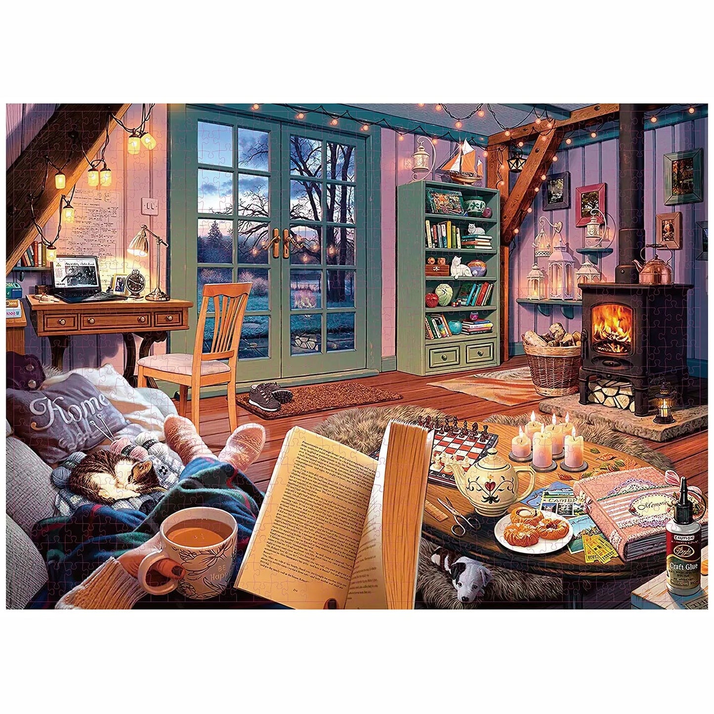 1000 Piece Warm Home Jigsaw Puzzles