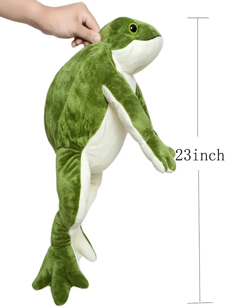 PlushBuddies Giant Frog Stuffed Plush Toy