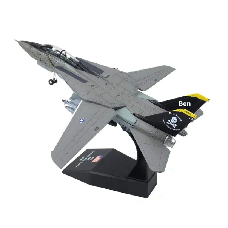 F-14 Super Flanker Jet 1:100 Display Model