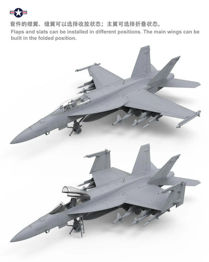 MENG | LS-012 Boeing F/A-18E Super Hornet 1:48 Model Kit