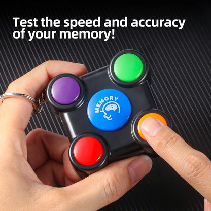 Pocket Keyring Simon Says Puzzle and Memory Training Game
