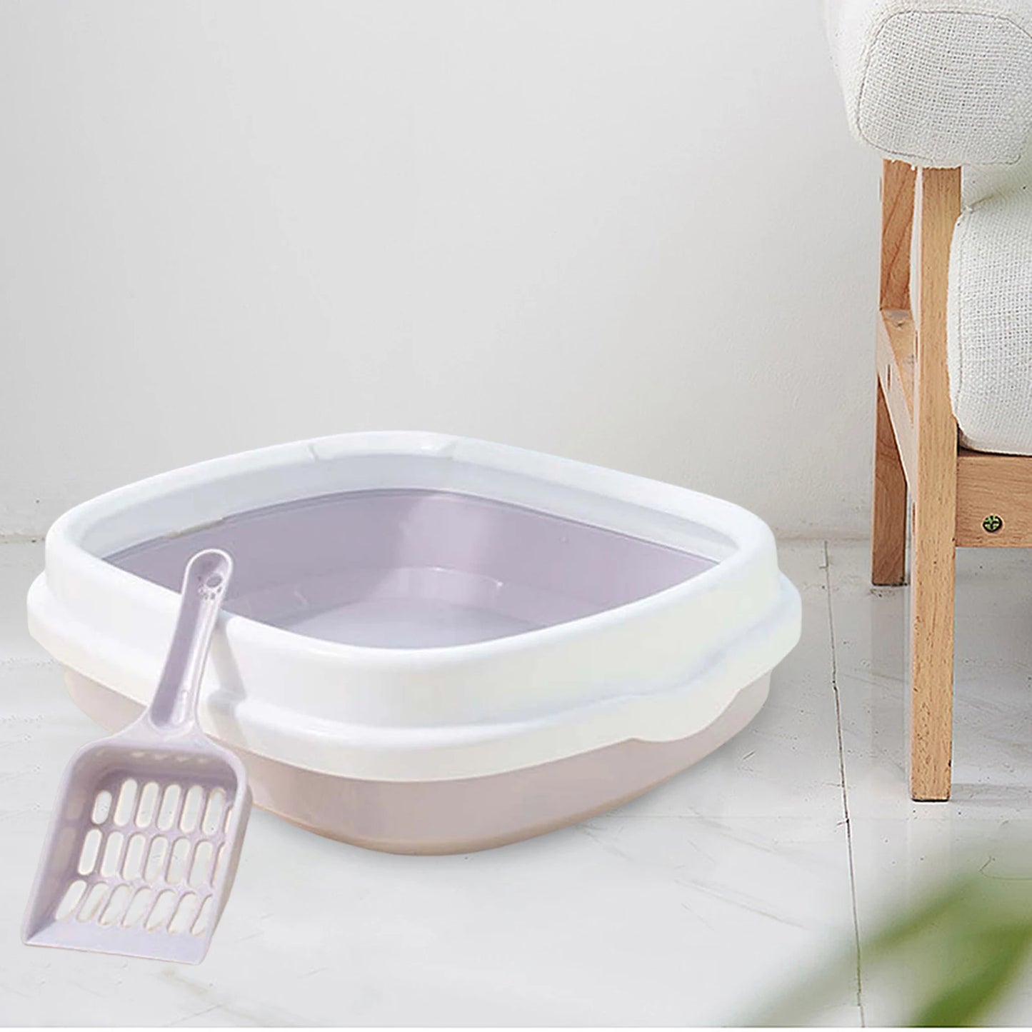 Open Top Cat Litter Box