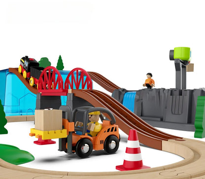 Construction Town Train Set