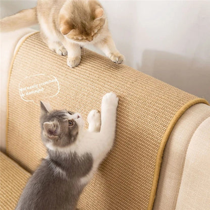 Sisal Sofa Scratch Resistant Protector Mat