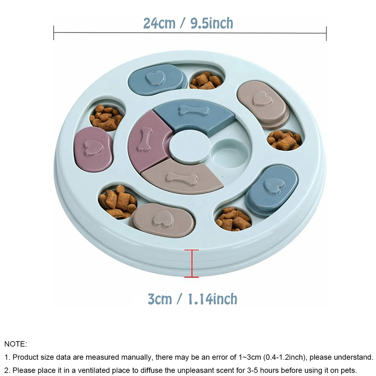Interactive Dog Feeder Bowl