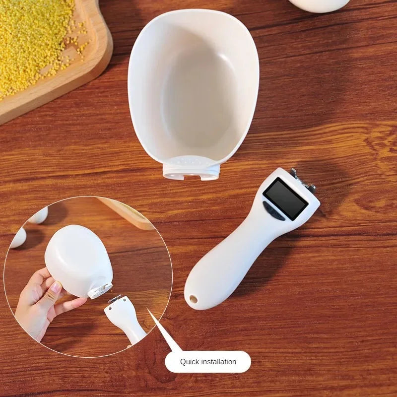 Digital Scale Electronic Pet Food Measuring Scoop