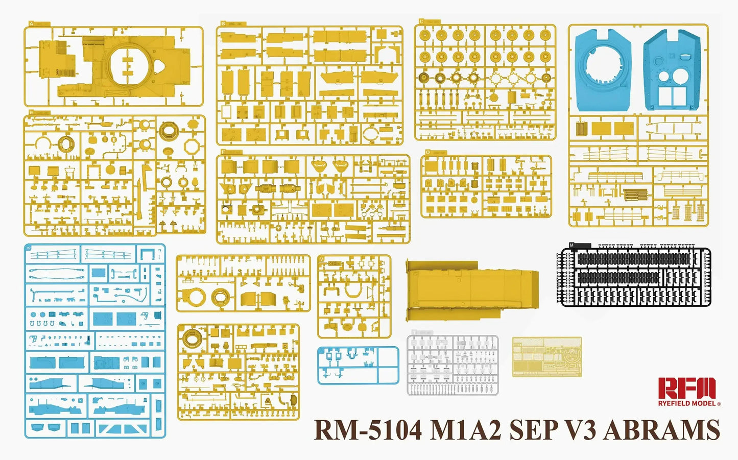 RFM | RM-5104 M1A2 SEP V3 Abrams Main Battle Tank 1:35 Model Kit