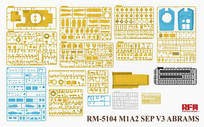 RFM | RM-5104 M1A2 SEP V3 Abrams Main Battle Tank 1:35 Model Kit
