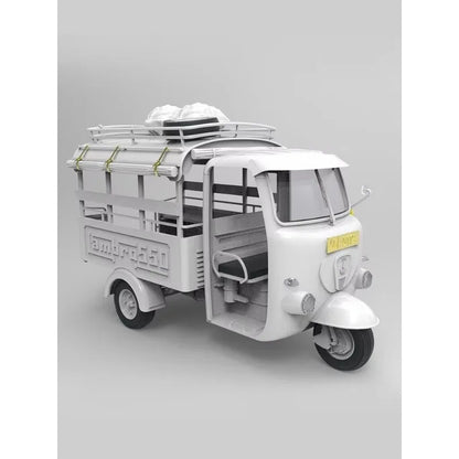 Gecko Models | 35GM0113 60‘~70’s Saigon Shuttle Motor-Tricycle Depot and a take break drive [2 kits In 1 box] 1:35 Model Kit