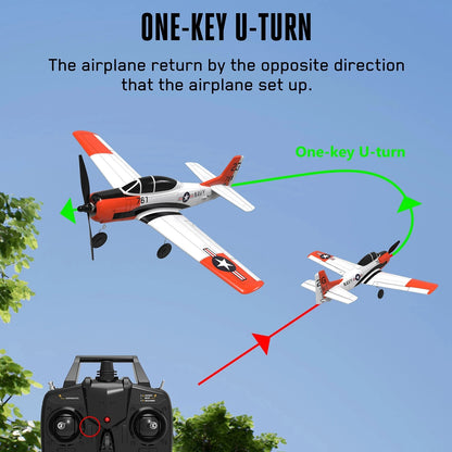 Volantex T-28 Trojan RC Plane 2.4G 4CH RTF