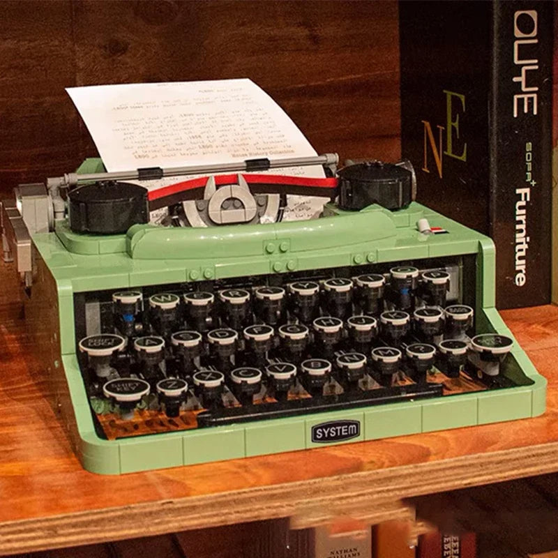 2179 Piece Typewriter 21327 Collectible Retro Display Model
