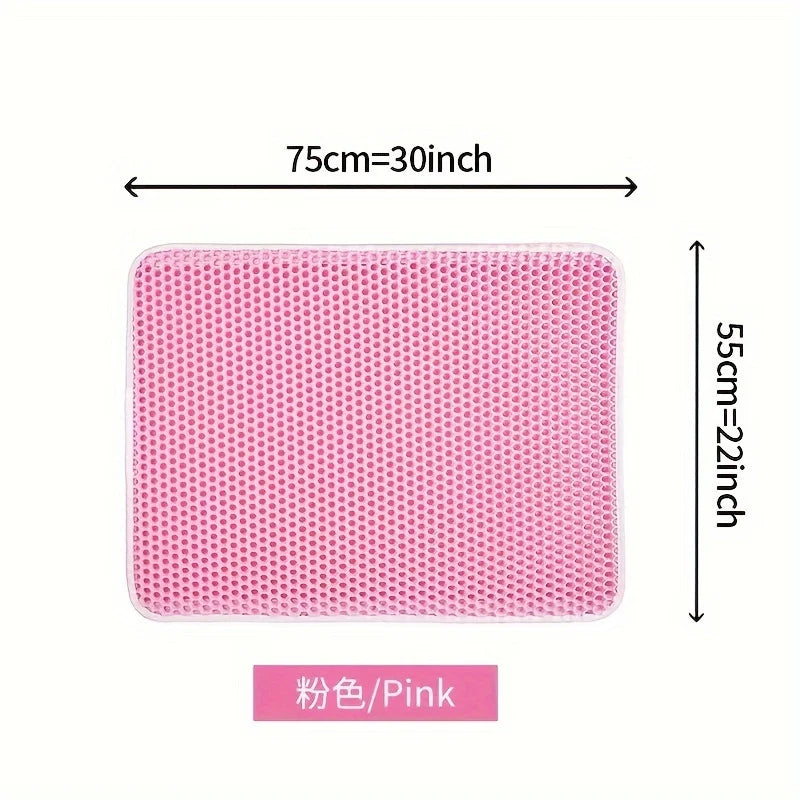 Honeycomb Double Layer Cat Litter Mat