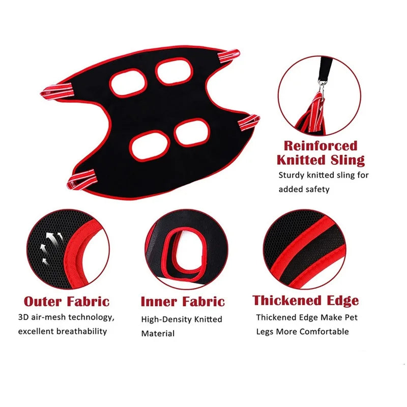 Pet Grooming and Bath Restraint Hammock