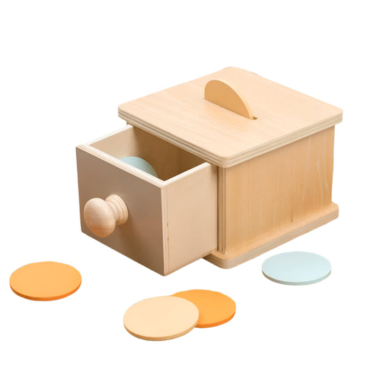 Innoplay Montessori Wooden Coin Box