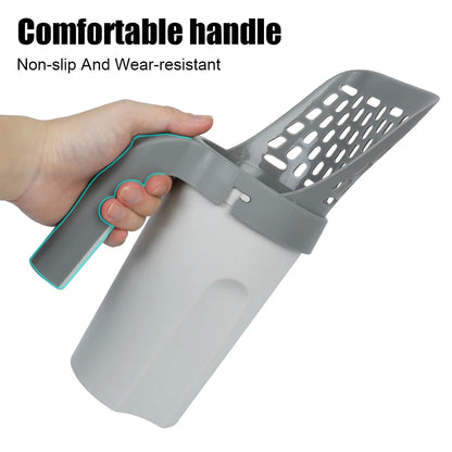 Portable Cat Litter Scoop and Bin Compartment