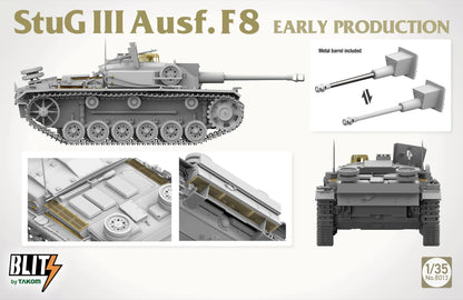TAKOM | 8013 Stug III Ausf.F8 Early Production (Blitz) 1:35 Model Kit