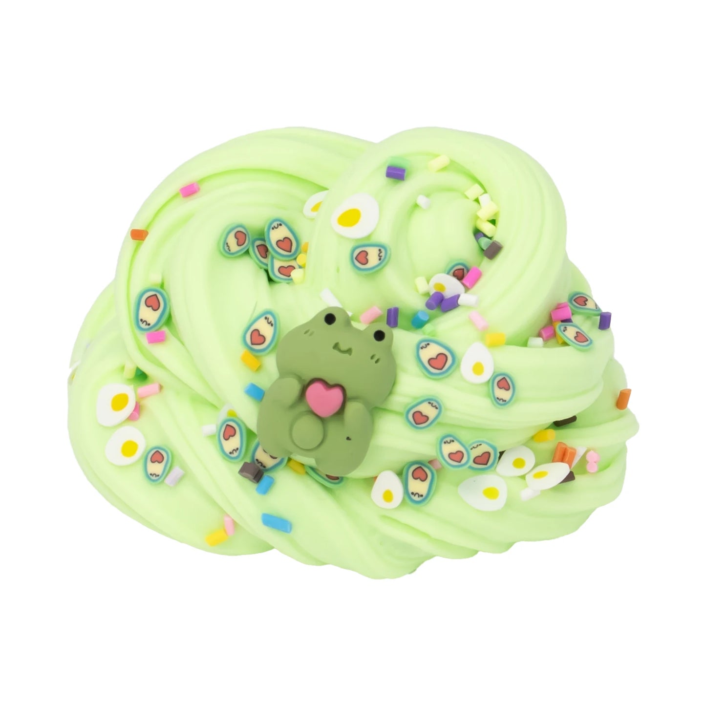 Crazjoy Froggy Boba Fluffy Scented Slime Putty