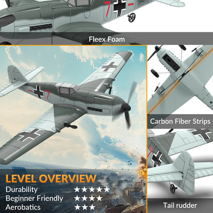 Volantex BF109 RC Plane 2.4GHz 3CH RTF