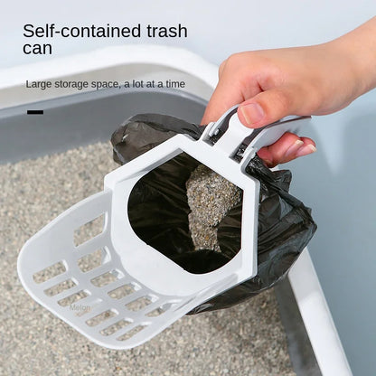 Large Capacity Cat Litter 2 in 1 Scoop and Bin