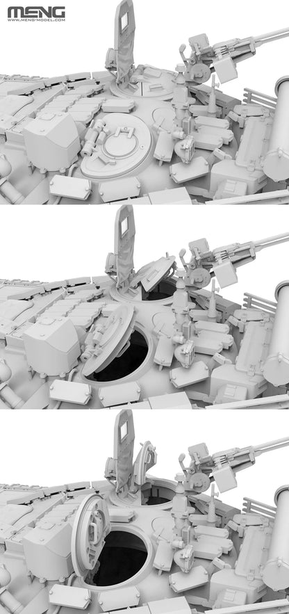 MENG | TS-053 Russian T-72B3M w/ KMT-8 Mine Clearing System 1:35 Model Kit