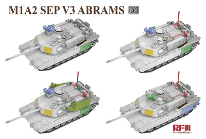 RFM | RM-5104 M1A2 SEP V3 Abrams Main Battle Tank 1:35 Model Kit