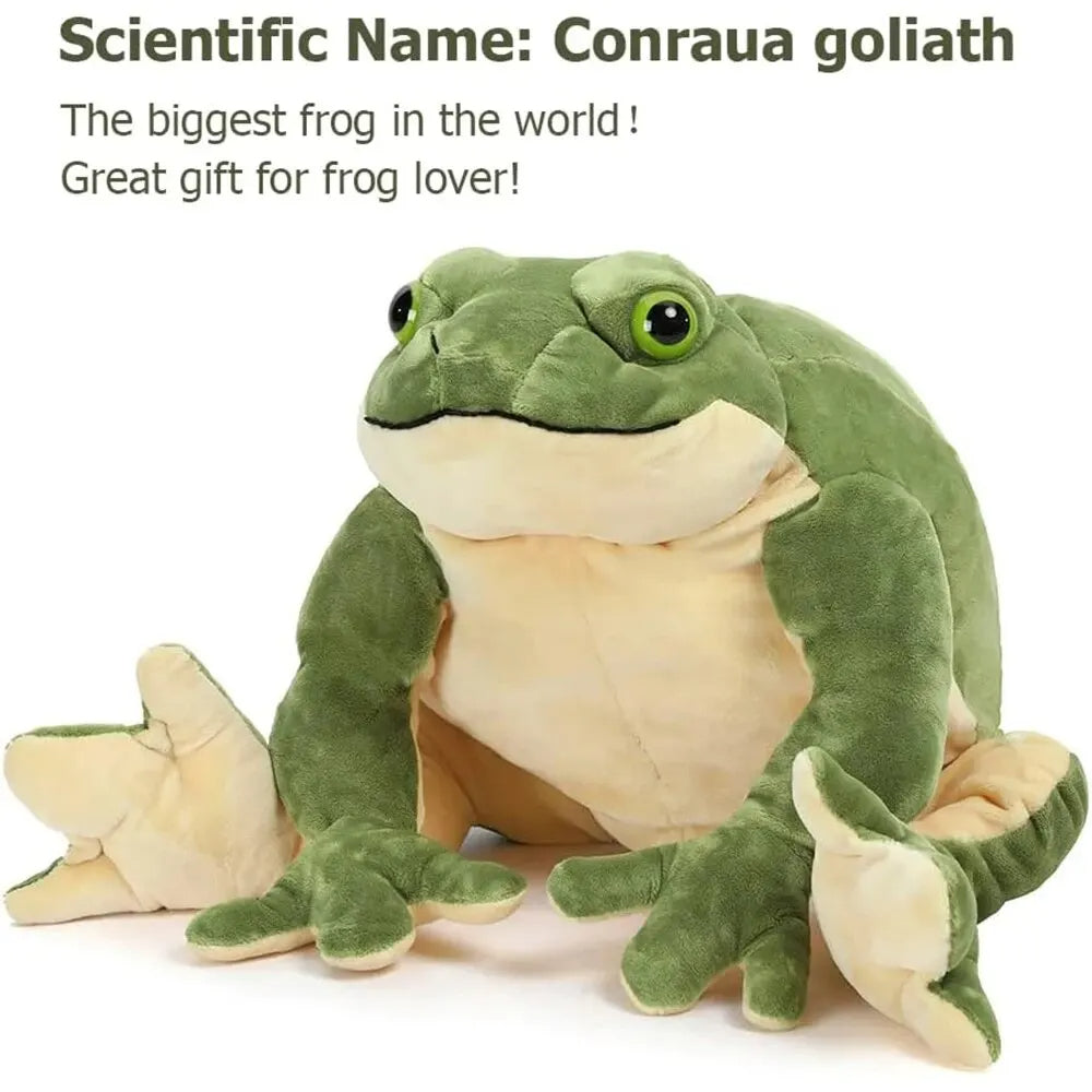 PlushBuddies Giant Frog Stuffed Plush Toy