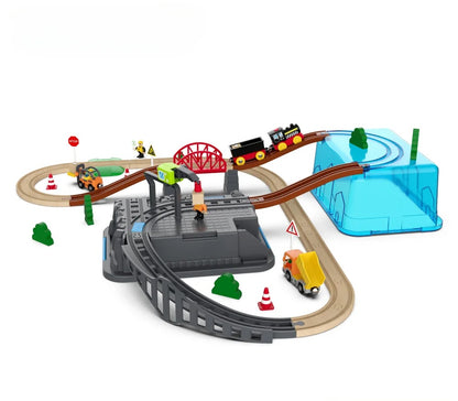 Construction Town Train Set