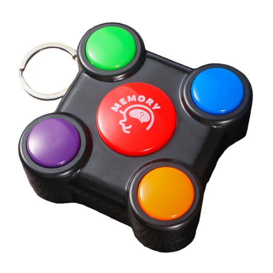 Pocket Keyring Simon Says Puzzle and Memory Training Game