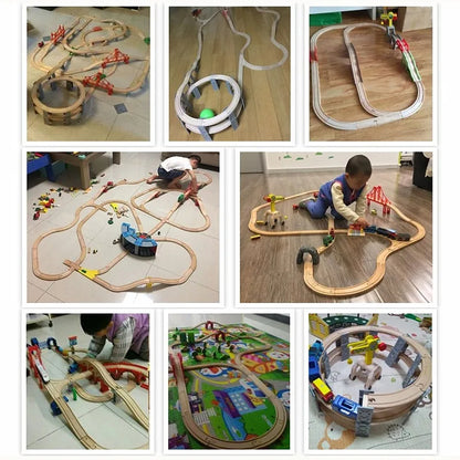 Right Track Toys | Wooden Train Track Set