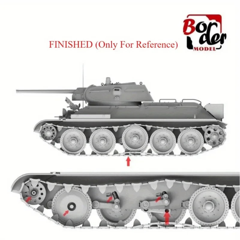 Border | BT-009 T34E Spaced Armour T34-76 (112 factory) 1:35 Model Kit
