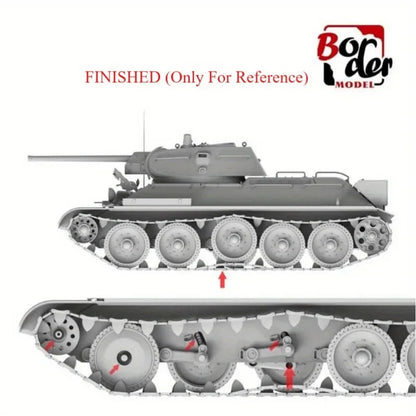 Border | BT-009 T34E Spaced Armour T34-76 (112 factory) 1:35 Model Kit