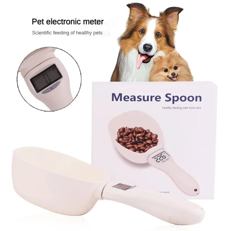 Digital Scale Electronic Pet Food Measuring Scoop