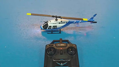 Rc Era C138 1:33 Sechskanal-Einzelpaddel-Querruderhubschrauber mit optischem Fluss