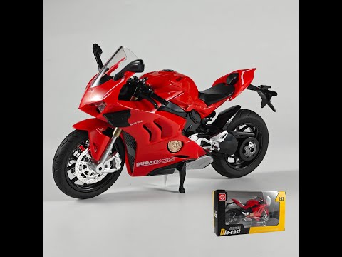 1:12 Scale Ducati V4S Motorcycle Diecast Sound And Light Model