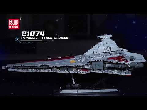 MOULD KING 21074 MK Stars Republic Attack Cruiser Starship