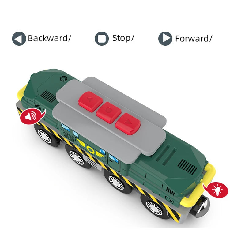 MykaFort | Green Amtrak Crocodile Battery Powered Engine