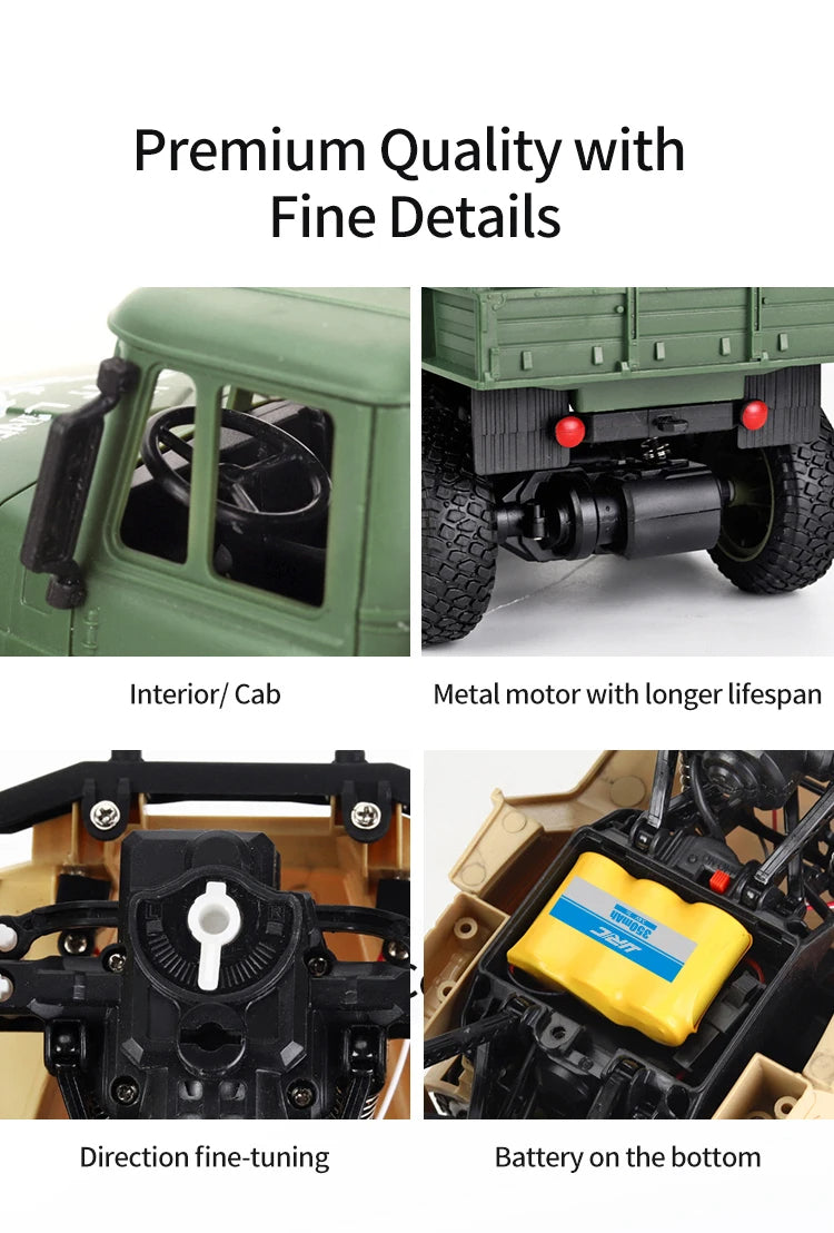 JJRC Q68 Transporter 7 | Military Truck