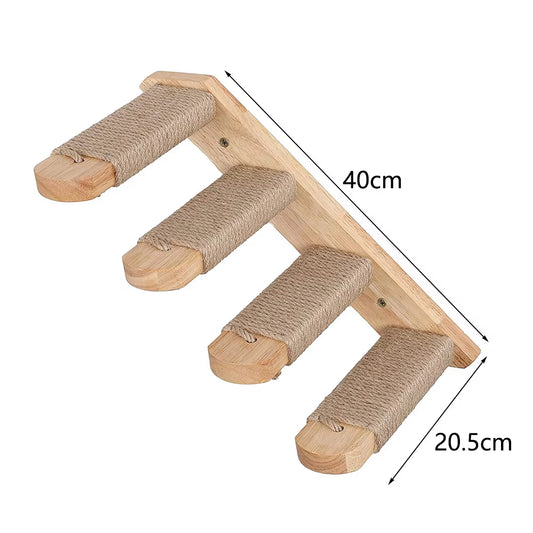 Cat Stairway Right | Climbing Wall Mounted Shelf