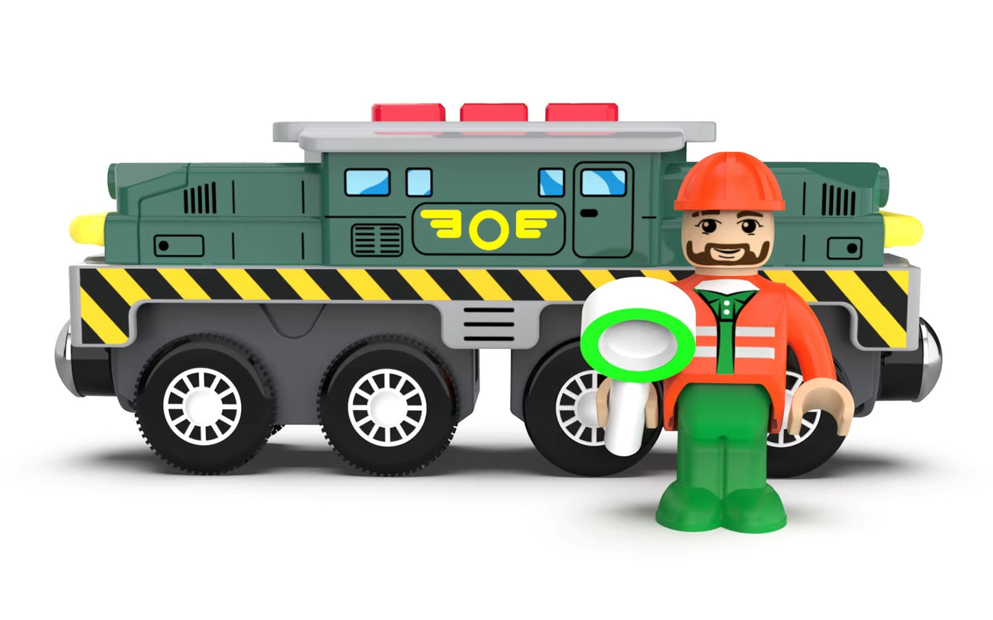 MykaFort | Green Amtrak Crocodile Battery Powered Engine
