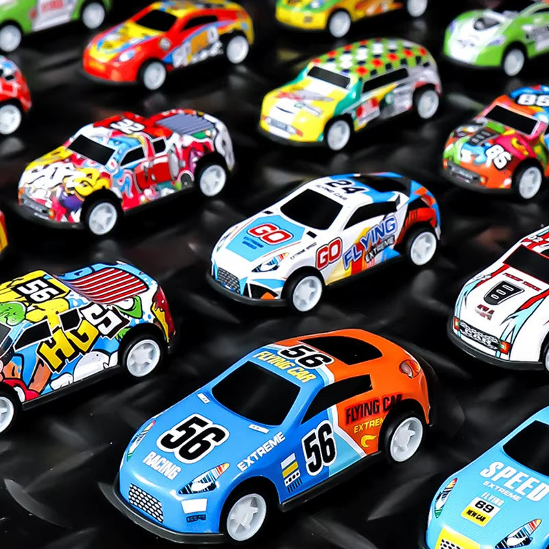 Metal Car Model Set With Container Gift Box
