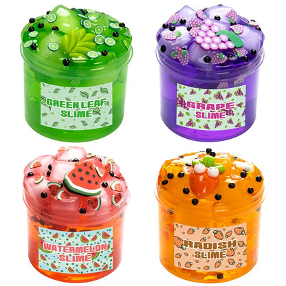 Fruit Punch Non-Sticky Jelly Sensory Slime Kit