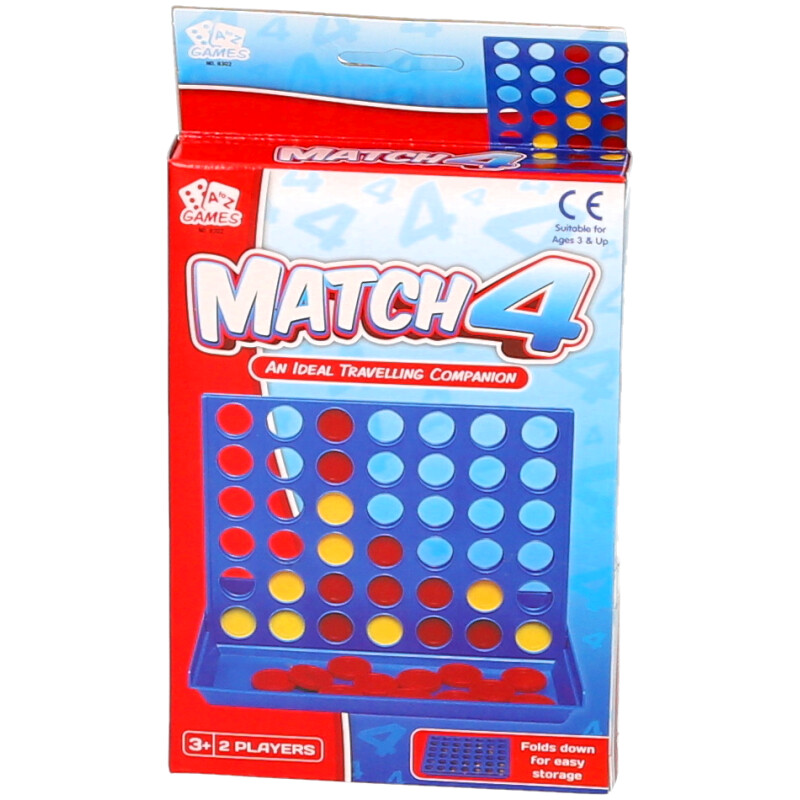 Box of Match 4 game by Tobar Games on a white background